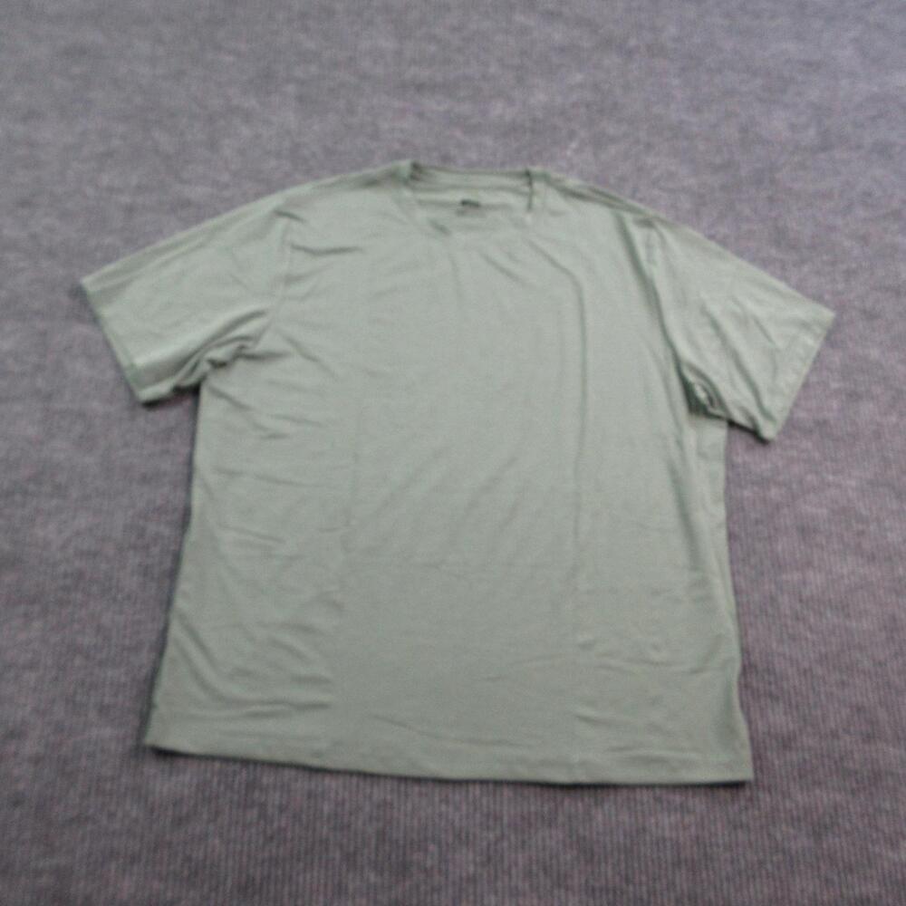 REI Co-op Shirt Mens XL Green Short Sleeve Crew Neck Moisture Wicking